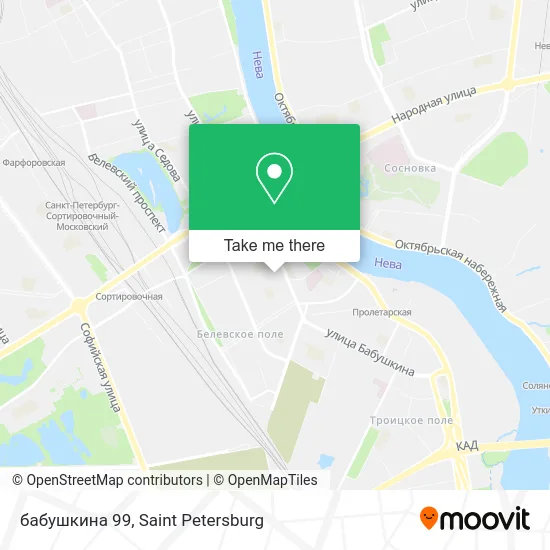 бабушкина 99 map
