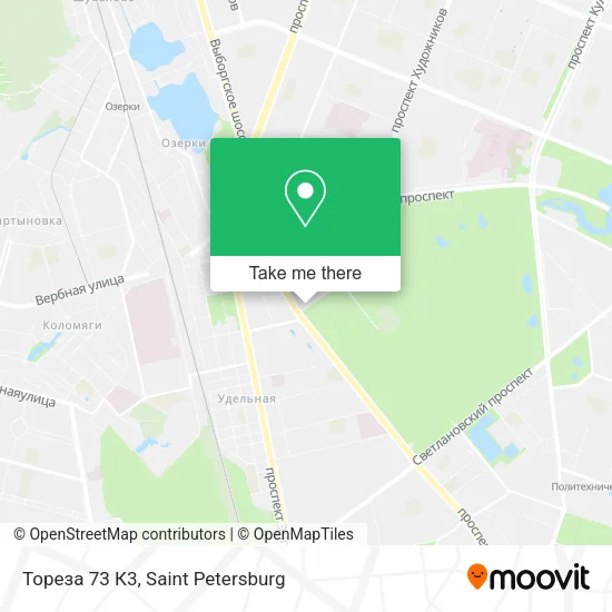 Тореза 73 К3 map