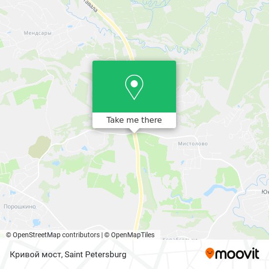 Кривой мост map
