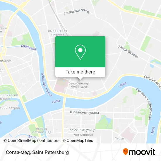 Согаз-мед map