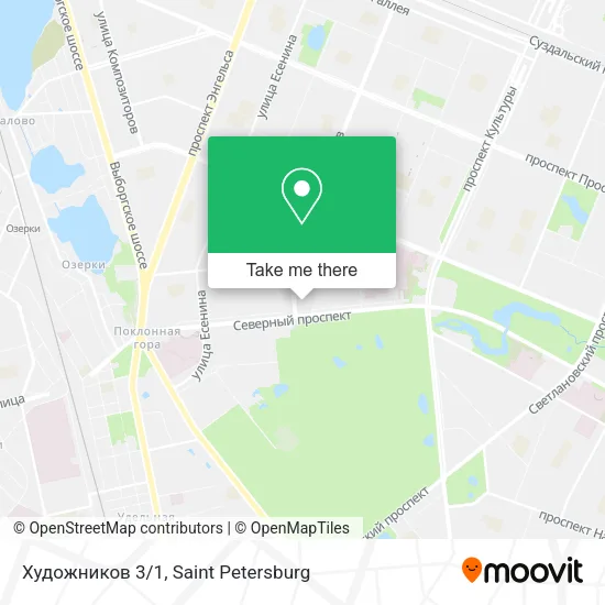 Художников 3/1 map