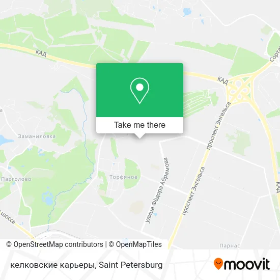 келковские карьеры map