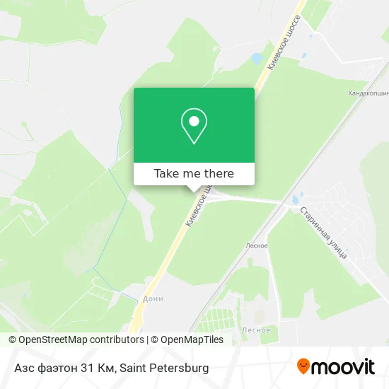 Азс фаэтон 31 Км map