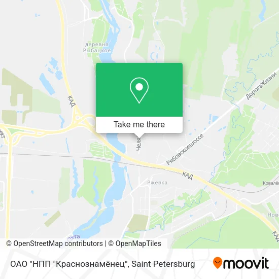 ОАО "НПП "Краснознамёнец" map