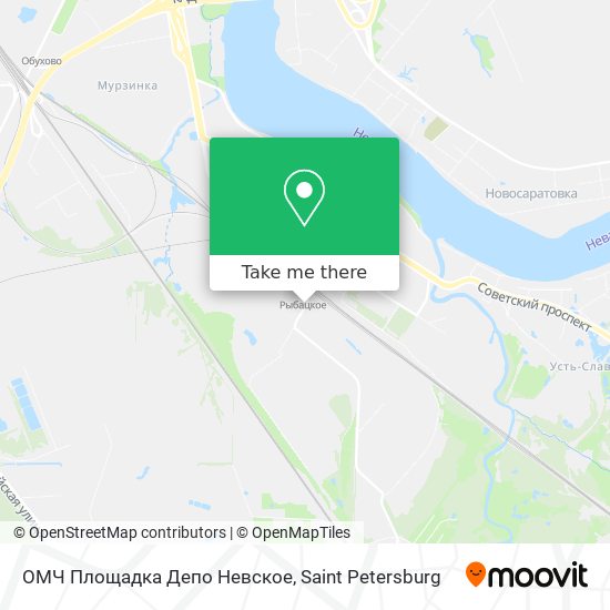 ОМЧ Площадка Депо Невское map