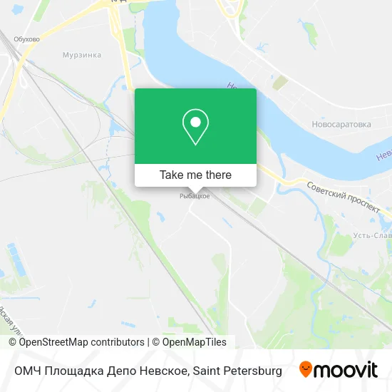 ОМЧ Площадка Депо Невское map