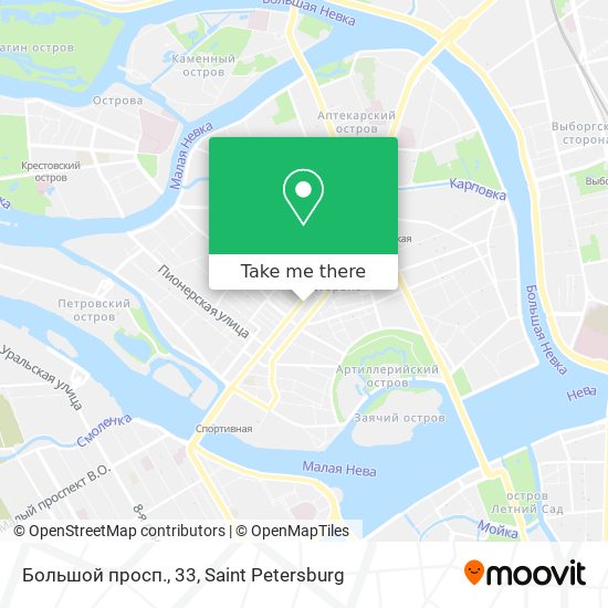 Большой просп., 33 map