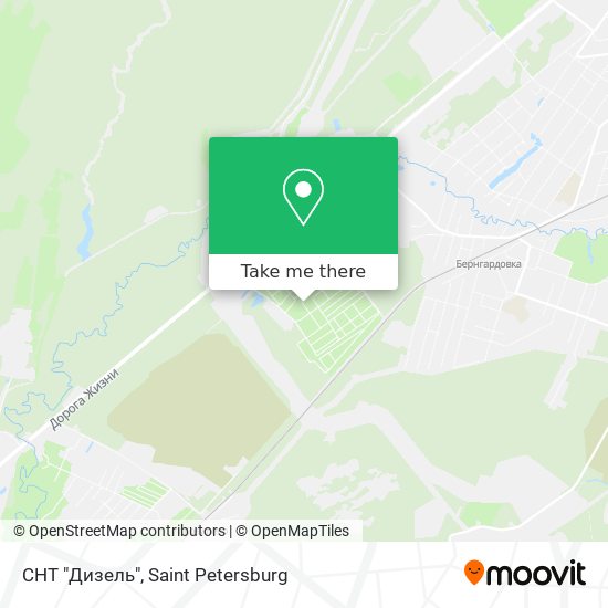 СНТ "Дизель" map