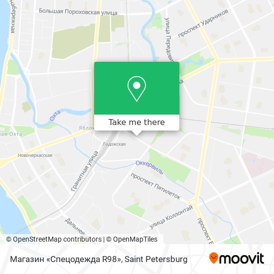 Магазин «Спецодежда R98» map