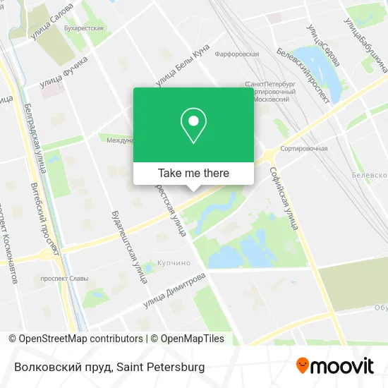 Волковский пруд map