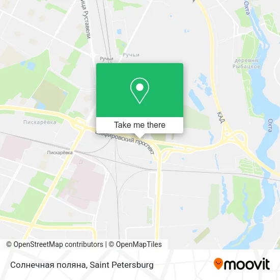 Солнечная поляна map