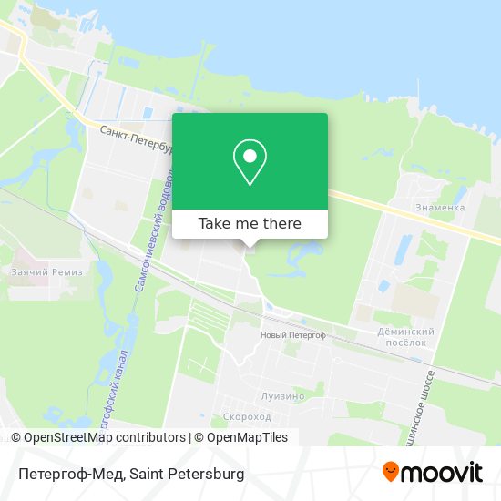 Петергоф-Мед map
