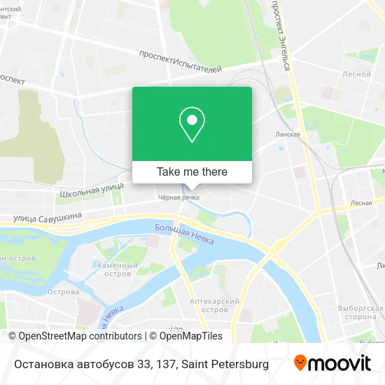 Остановка автобусов 33, 137 map
