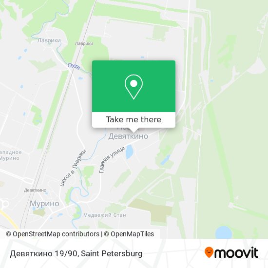 Девяткино 19/90 map