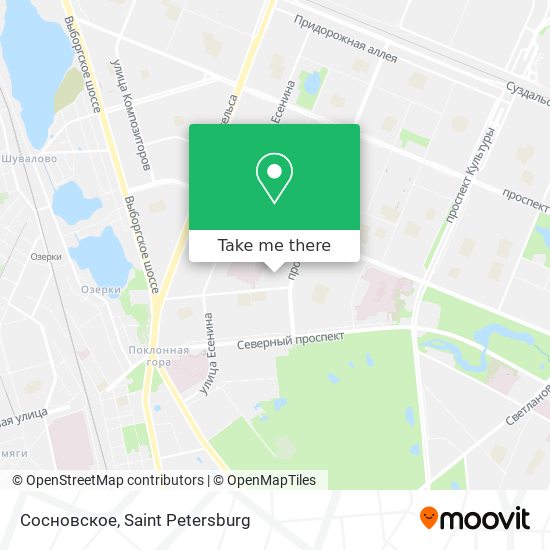 Сосновское map
