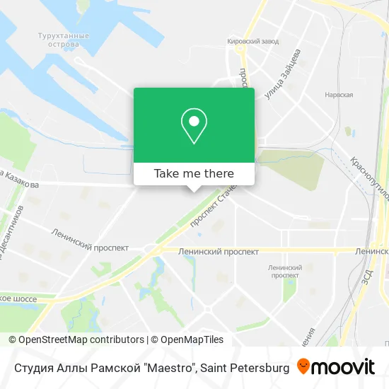 Студия Аллы Рамской "Maestro" map
