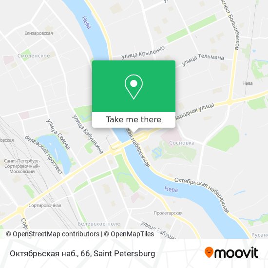 Октябрьская наб., 66 map