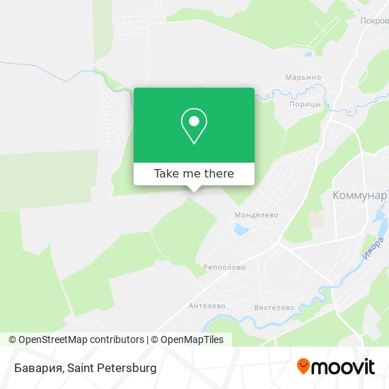 Бавария map