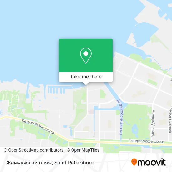 Жемчужный пляж map