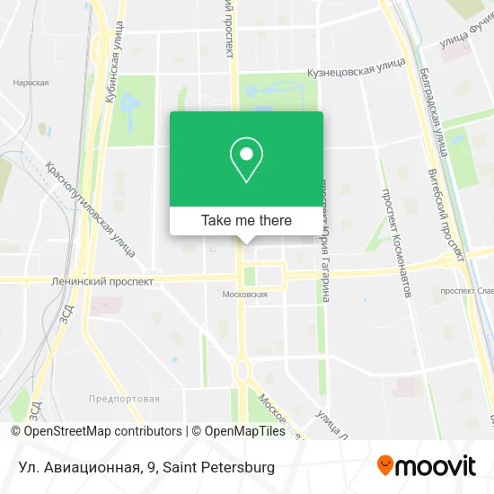 Ул. Авиационная, 9 map
