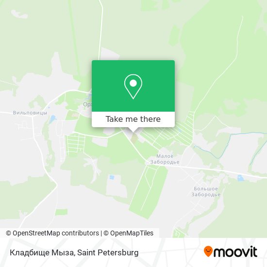 Кладбище Мыза map