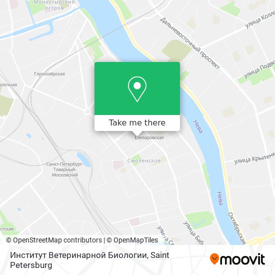 Институт Ветеринарной Биологии map