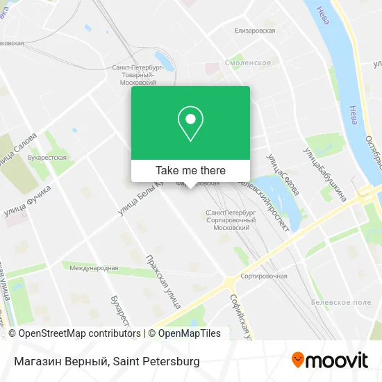 Магазин Верный map