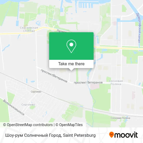 Шоу-рум Солнечный Город map