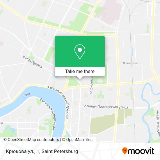 Крюкова ул., 1 map