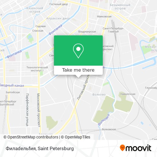 Филаdельfия map