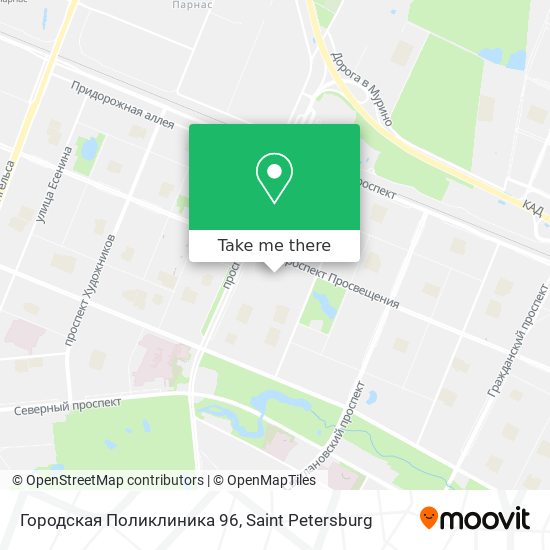 Городская Поликлиника 96 map