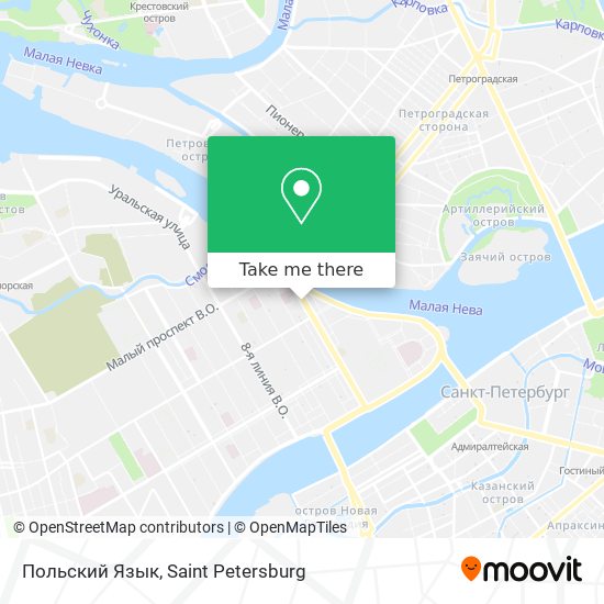 Польский Язык map