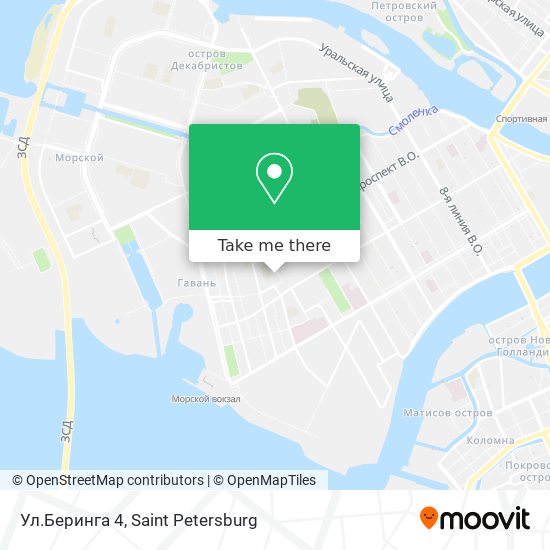 Ул.Беринга 4 map