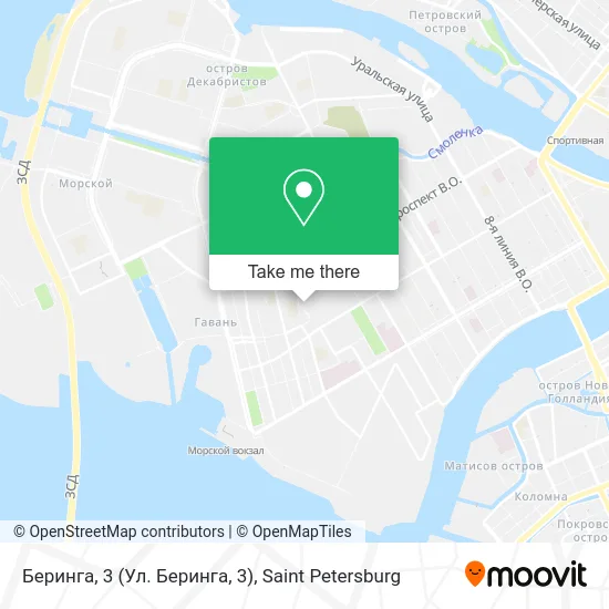 Беринга, 3 (Ул. Беринга, 3) map