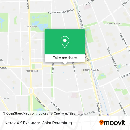 Каток ХК Бульдоги map