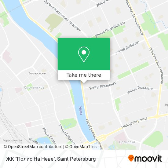ЖК "Полис На Неве" map