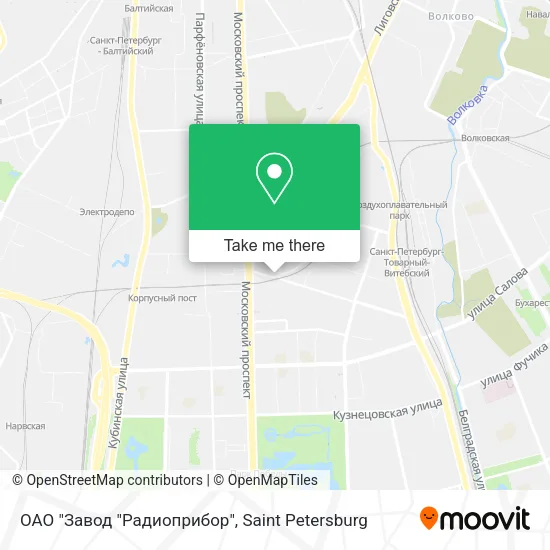 ОАО "Завод "Радиоприбор" map
