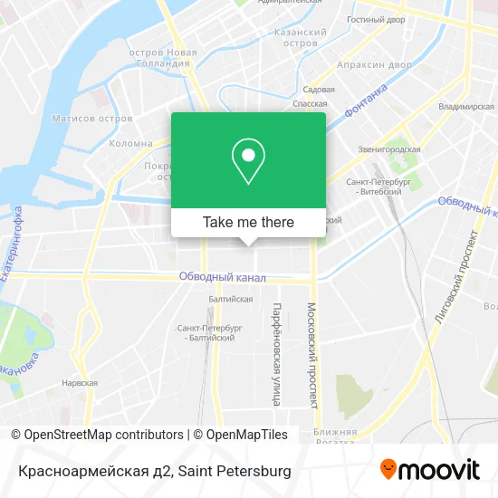 Красноармейская д2 map