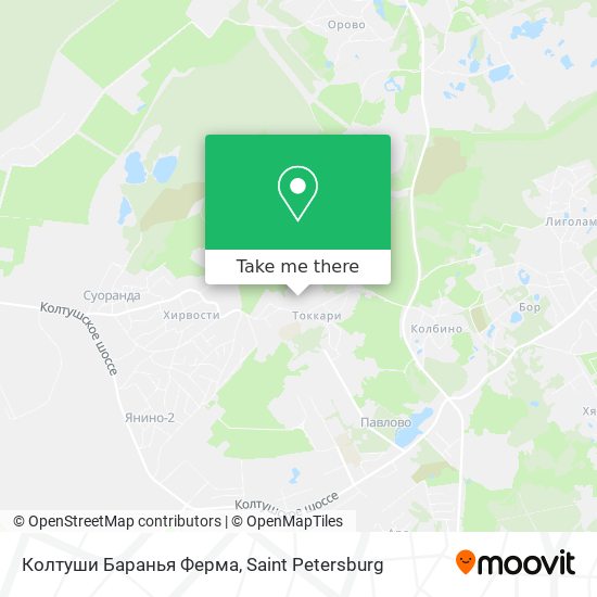 Колтуши Баранья Ферма map