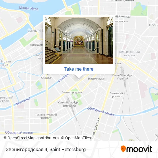 Звенигородская 4 map