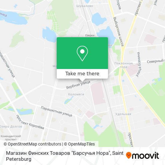 Магазин Финских Товаров "Барсучья Нора" map