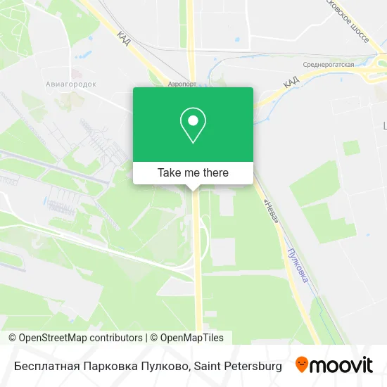 Бесплатная Парковка Пулково map