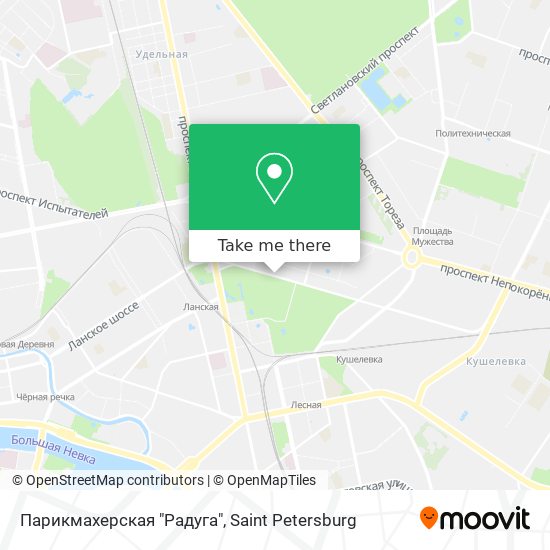 Парикмахерская "Радуга" map