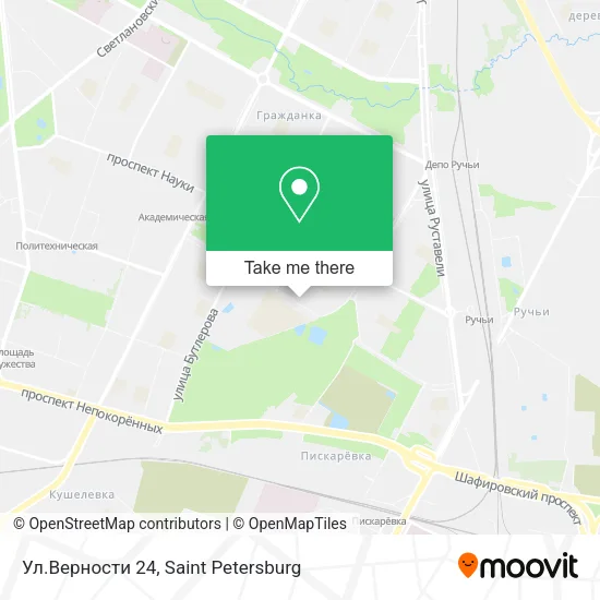Ул.Верности 24 map