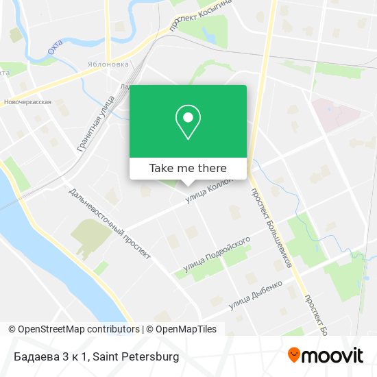 Бадаева 3 к 1 map