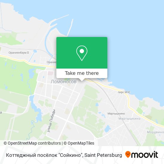 Коттеджный посёлок "Сойкино" map