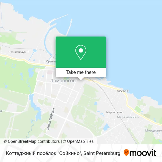 Коттеджный посёлок "Сойкино" map