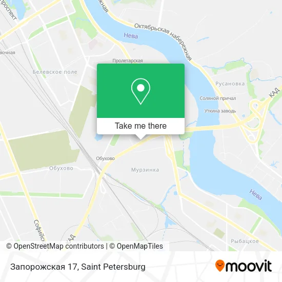 Запорожская 17 map