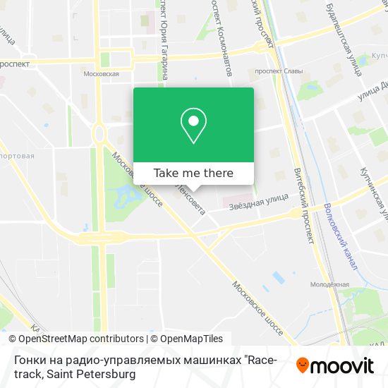 Гонки на радио-управляемых машинках "Race-track map