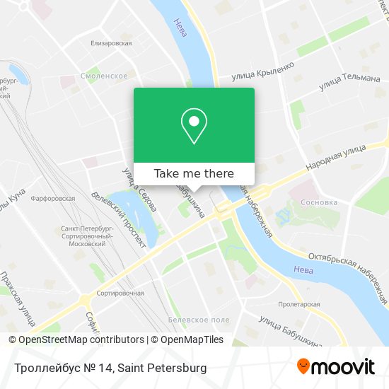 Троллейбус № 14 map